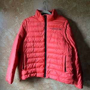 Unisex Kenneth Cole orange down XL jacket